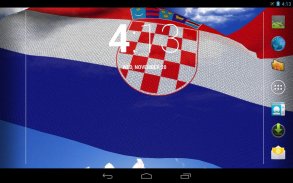 Croatia Flag Live Wallpaper screenshot 1