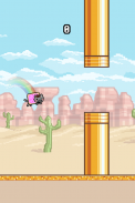Flappy Nyan: flying cat wings screenshot 2