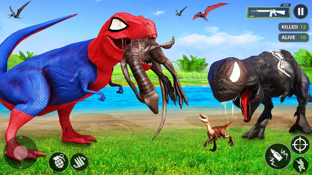 Dino Run 3D : T-rex Runner Ultimate APK برای دانلود اندروید