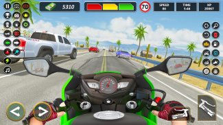 Autoroute Real Traffic Bike Racer screenshot 5