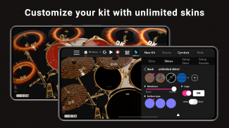 DrumKnee 3D Drums - Drum Set screenshot 0