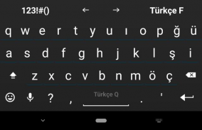 Turkish F for AnySoftKeyboard screenshot 1