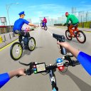 Police BMX Bicycle Crime Chase