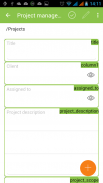 MobiDB Project Management screenshot 16