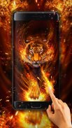 Flame Tiger Live Wallpaper screenshot 4