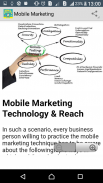 Guide to Mobile Marketing screenshot 1