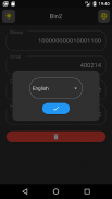 bin2 - Binary numbers converter screenshot 1