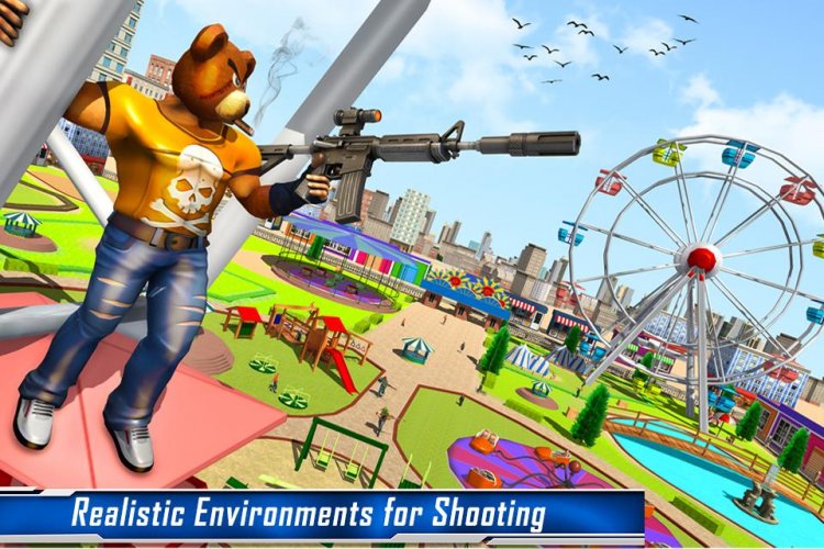 Teddy Bear Gun Strike Game: Counter Shooting Games Ver. 2.7 MOD APK | DUMB ENEMY | NO ADS