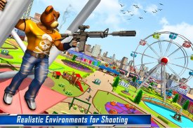 Teddy mogok beruang gun:permainan menembak kontra screenshot 0