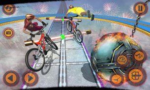 Impossible BMX Crazy Rider Stunt Racing Tracks 3D screenshot 4