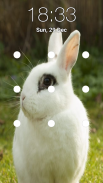 Bunny Pattern Lock Screen screenshot 2