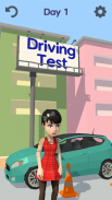 Driving Test-3D car simulation screenshot 0