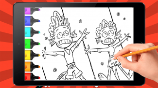 Luca Alberto coloring game screenshot 0