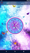 Butterfly Analog Clock screenshot 1