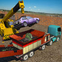 Car Crusher Excavator Games 3d Icon