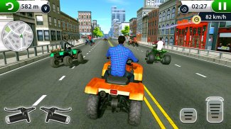 ATV City Traffic Racing Games 2019 screenshot 2