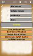 Generate Fantasy Names screenshot 4