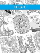 Free Adult Coloring Book App | Animals 🦁🐼🐶 screenshot 6