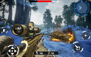 Desert Mountain Sniper Modern Shooter Combat screenshot 1