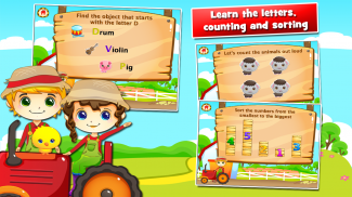 Детская ферма дошкольного Игры screenshot 1
