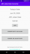 JDE Julian Date Converter screenshot 2