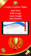 Certific - Certificate Maker With Stickers screenshot 5