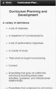 Curriculum Planning And Development screenshot 2