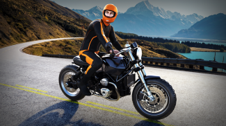 高速公路 特技 摩托车  - 赛车VR游戏 screenshot 1