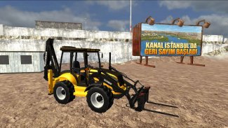 Canal Istanbul Construction  Excavator Simulation screenshot 4