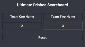 Ultimate Frisbee Scoreboard screenshot 0