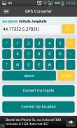 GPS coordinates converter screenshot 1