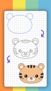 Como desenhar animais fofos screenshot 1