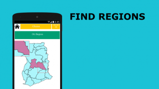 Map Puzzle Quiz 2020 - Ghana - Regions, capitals screenshot 0