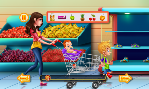 超级市场 收银机 去购物 游戏 screenshot 2