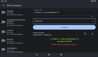 IBAN проверка. Валидация IBAN screenshot 20