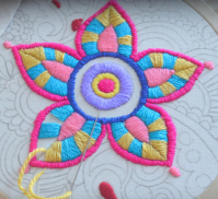 Learn to embroider by hand step by step screenshot 5