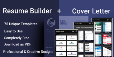 Resume builder Free CV maker templates formats app screenshot 9