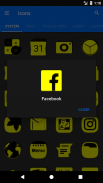 Yellow and Black Icon Pack v4.7 ✨Free✨ screenshot 10