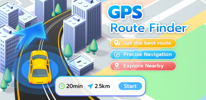 GPS Route Finder - Compass