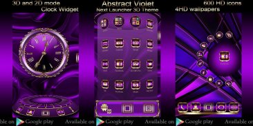 Free Abstract Violet Go Keyboard theme screenshot 6