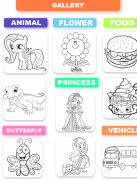 Coloring Book - Tap and Paint pages screenshot 0