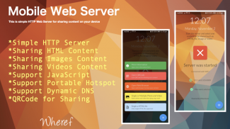 Mobile Web Server with Plugins screenshot 1