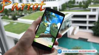 Parrot Live Wallpaper screenshot 7