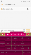 Pink Satin Keyboard screenshot 5