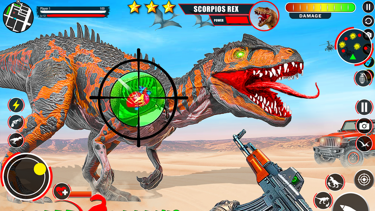 Dino Hunter Classic Games 3D, Dinosaur Hunting Simulator Games