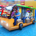 Shopping Mall Radio Taxi Driving: Supermarket Game Icon