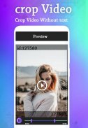Video Crop - Cut Video, Video screenshot 2