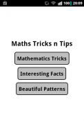 Maths Tricks Tips Patterns screenshot 0