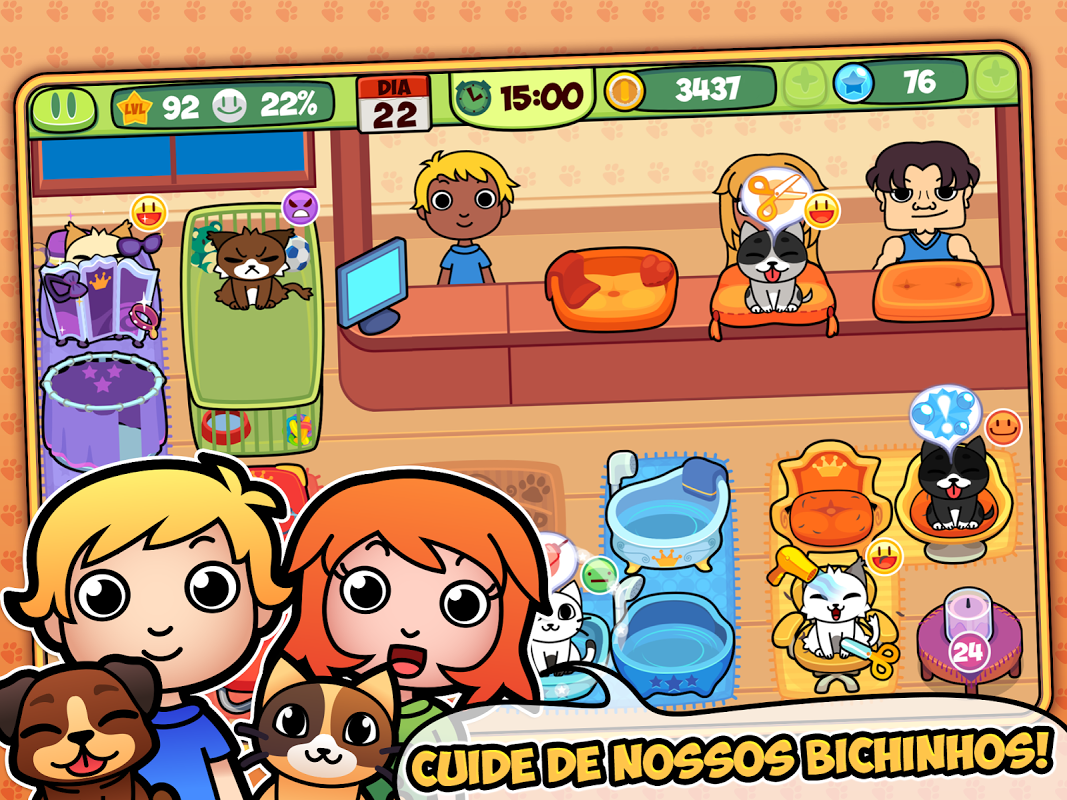 Meu Pet Shop Virtual - Cuide de Animais Fofos - Download do APK