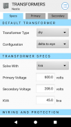 Transformer Calculator Free screenshot 7